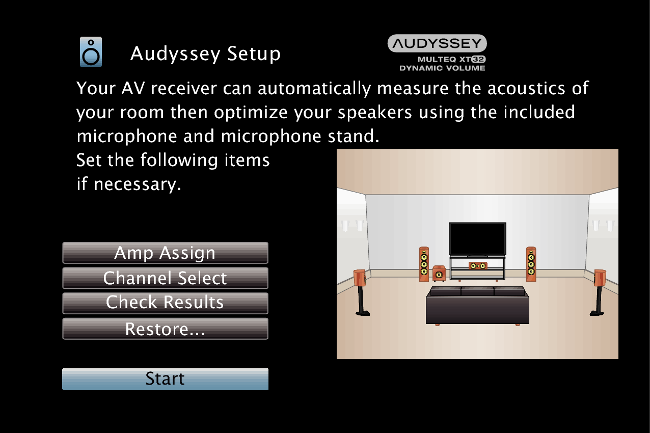 GUI AudysseySetup3 MultEQ XT32_NoSB